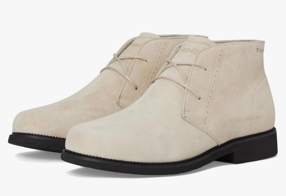 Propet Womens Harlee Round Toe Chukka Casual Boots Ankle Low Heel  NWT 9.5W